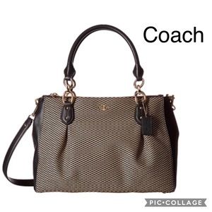 Coach Colette houndstooth carryall Bag